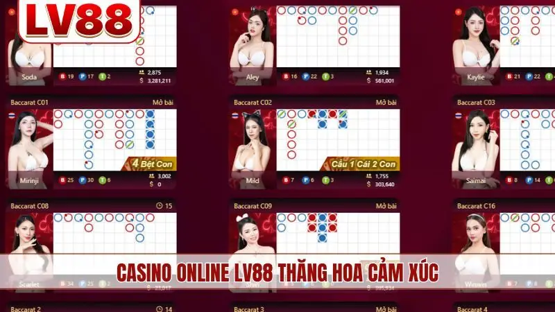 Casino online LV88 thăng hoa cảm xúc